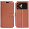 Coque portefeuille Phonesta Litchi Skin pour HONOR 600/600 Pro - Marron 0