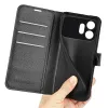 Coque portefeuille Phonesta Litchi Skin pour HONOR 600/600 Pro - Noir 5