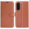 Coque portefeuille Phonesta Litchi Skin pour Samsung Galaxy A37 - Marron 0