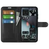 Coque portefeuille Phonesta Litchi Skin pour Nothing Phone (3) - Noir 3