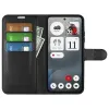 Coque portefeuille Phonesta Litchi Skin pour Nothing Phone (3a) - Noir 3