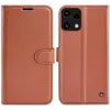 Coque portefeuille Phonesta Litchi Skin pour Nothing Phone (3a) Lite - Marron 0