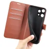 Coque portefeuille Phonesta Litchi Skin pour Nothing Phone (3a) Lite - Marron 5