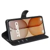 Coque portefeuille Phonesta Litchi Skin pour Nothing Phone (4a) - Noir 4