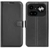 Coque portefeuille Phonesta Litchi Skin pour Nothing Phone (4a) Pro - Noir 0