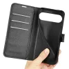 Coque portefeuille Phonesta Litchi Skin pour Google Pixel 10 Pro XL - Noir 5