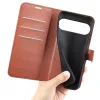 Coque portefeuille Phonesta Litchi Skin pour Google Pixel 10 / 10 Pro - Marron 5