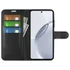Coque portefeuille Phonesta Litchi Skin pour Realme 16 Pro Plus - Noir 3