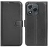 Coque portefeuille Phonesta Litchi Skin pour HONOR 400 Lite - Noir 0