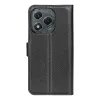 Coque portefeuille Phonesta Litchi Skin pour HONOR 400 Lite - Noir 2