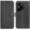 Coque portefeuille Phonesta Litchi Skin pour HONOR 400 Pro - Noir
