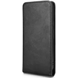 Coque portefeuille Phonesta Leather Vertical Flip pour Google Pixel 9 Pro XL - Noir