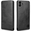 Coque portefeuille Phonesta Leather Vertical Flip pour Nothing CMF Phone 1 - Noir 0