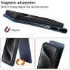 Coque portefeuille Phonesta Leather Vertical Flip pour Motorola Moto G05 / Moto E15 - Noir 6