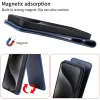 Coque portefeuille Phonesta Leather Vertical Flip pour Motorola Moto G35 - Noir 6