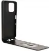 Coque portefeuille Phonesta Leather Vertical Flip pour Motorola Moto G75 - Noir