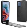 Coque portefeuille Phonesta Leather Vertical Flip pour Motorola Moto G45 / Moto G34 - Noir 2