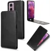 Coque portefeuille Phonesta Leather Vertical Flip pour Motorola Moto G04 / G04s / G24 / G24 Power / E14 - Noir 2