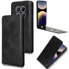 Coque portefeuille Phonesta Leather Vertical Flip pour Xiaomi Redmi Note 14 Pro 4G - Noir 2