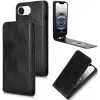 Coque portefeuille Phonesta Leather Vertical Flip pour Apple iPhone 17e/16e - Noir 4
