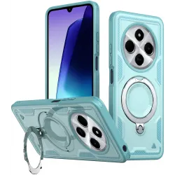 Coque arrière Phonesta MagLock Armor anneau et MagSafe pour Xiaomi Redmi 14C / Xiaomi Poco C75 - Bleu clair