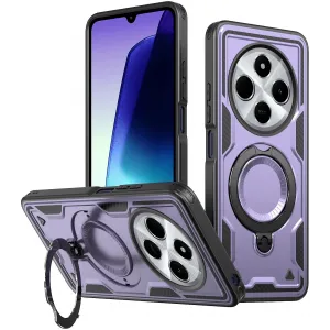 Coque arrière Phonesta MagLock Armor anneau et MagSafe pour Xiaomi Redmi 14C / Xiaomi Poco C75 - Violet