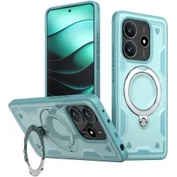 Coque arrière Phonesta MagLock Armor anneau et MagSafe pour Xiaomi Redmi Note 14 5G - Bleu clair