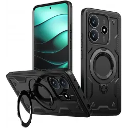 Coque arrière Phonesta MagLock Armor anneau et MagSafe pour Xiaomi Redmi Note 14 5G - Noir