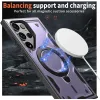 Coque arrière Phonesta MagLock Armor anneau et MagSafe pour Samsung Galaxy S25 Ultra - Violet 3