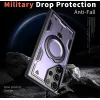 Coque arrière Phonesta MagLock Armor anneau et MagSafe pour Samsung Galaxy S25 Ultra - Violet 4