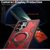 Coque arrière Phonesta MagLock Armor anneau et MagSafe pour Samsung Galaxy S25 Ultra - Rouge 6