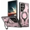 Coque arrière Phonesta MagLock Armor anneau et MagSafe pour Samsung Galaxy S25 Ultra - Or rose