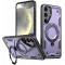 Coque arrière Phonesta MagLock Armor anneau et MagSafe pour Samsung Galaxy S25/S24 - Violet