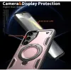 Coque arrière Phonesta MagLock Armor anneau et MagSafe pour Samsung Galaxy S25/S24 - Or rose 6