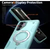 Coque arrière Phonesta MagLock Armor anneau et MagSafe pour Samsung Galaxy S25 Plus/S24 Plus - Bleu clair 6
