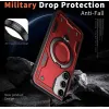 Coque arrière Phonesta MagLock Armor anneau et MagSafe pour Samsung Galaxy S25 Plus/S24 Plus - Rouge 4