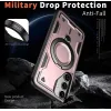 Coque arrière Phonesta MagLock Armor anneau et MagSafe pour Samsung Galaxy S25 Plus/S24 Plus - Or rose 4