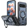 Coque arrière Phonesta MagLock Armor anneau et MagSafe pour Google Pixel 9 Pro XL - Bleu foncé