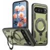 Coque arrière Phonesta MagLock Armor anneau et MagSafe pour Google Pixel 9 / 9 Pro - Vert