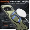 Coque arrière Phonesta MagLock Armor anneau et MagSafe pour Google Pixel 9 / 9 Pro - Vert 3