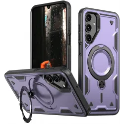 Coque arrière Phonesta MagLock Armor anneau et MagSafe pour Samsung Galaxy A16 - Violet
