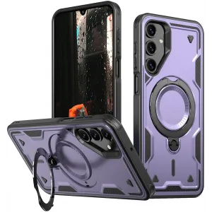 Coque arrière Phonesta MagLock Armor anneau et MagSafe pour Samsung Galaxy A16 - Violet