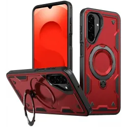 Coque arrière Phonesta MagLock Armor anneau et MagSafe pour Samsung Galaxy A26 - Rouge