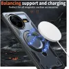 Coque arrière Phonesta MagLock Armor anneau et MagSafe pour Xiaomi Poco F7 Pro/F7 Ultra - Bleu foncé 2