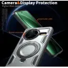 Coque arrière Phonesta MagLock Armor anneau et MagSafe pour Xiaomi Poco F7 Pro/F7 Ultra - Gris 5