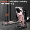 Coque arrière Phonesta MagLock Armor anneau et MagSafe pour Xiaomi Poco F7 Pro/F7 Ultra - Or rose 1