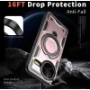 Coque arrière Phonesta MagLock Armor anneau et MagSafe pour Xiaomi Poco F7 Pro/F7 Ultra - Or rose 3