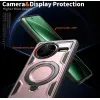Coque arrière Phonesta MagLock Armor anneau et MagSafe pour Xiaomi Poco F7 Pro/F7 Ultra - Or rose 5