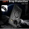 Coque arrière Phonesta MagLock Armor anneau et MagSafe pour Xiaomi Poco F7 Pro/F7 Ultra - Noir 3