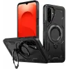 Coque arrière Phonesta MagLock Armor anneau et MagSafe pour Samsung Galaxy S25 FE - Noir 0